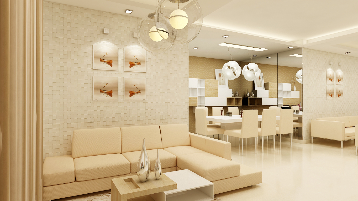 A Beautiful Living Room Design by Depanache Interiors | JACPL